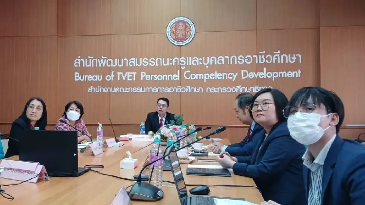 Jinbu ร่วมประชุมกับสำนักพัฒนาสมรรถนะครูและบุคลากรอาชีวศึกษา (สสอ.)