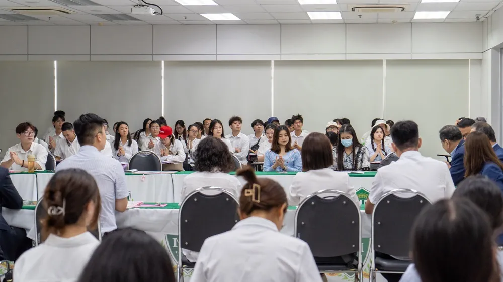 สถาบันการจัดการปัญญาภิวัฒน์ และ Jinbu ร่วมต้อนรับคณะจาก Zhejiang Ocean University ในพิธีเปิดโครงการอบรม 1 เดือน